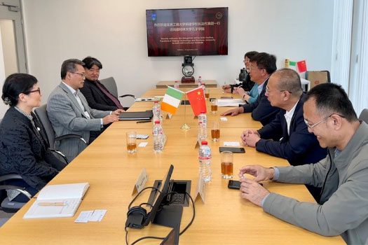 President Guo Jianhua of Beijing Technology and Business University Visits UCD Confucius Institute